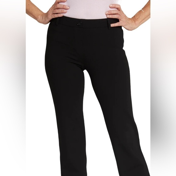Betabrand - Boot-Cut Classic Dress Pant Yoga Pants Black Sz XSP - Picture 2 of 8